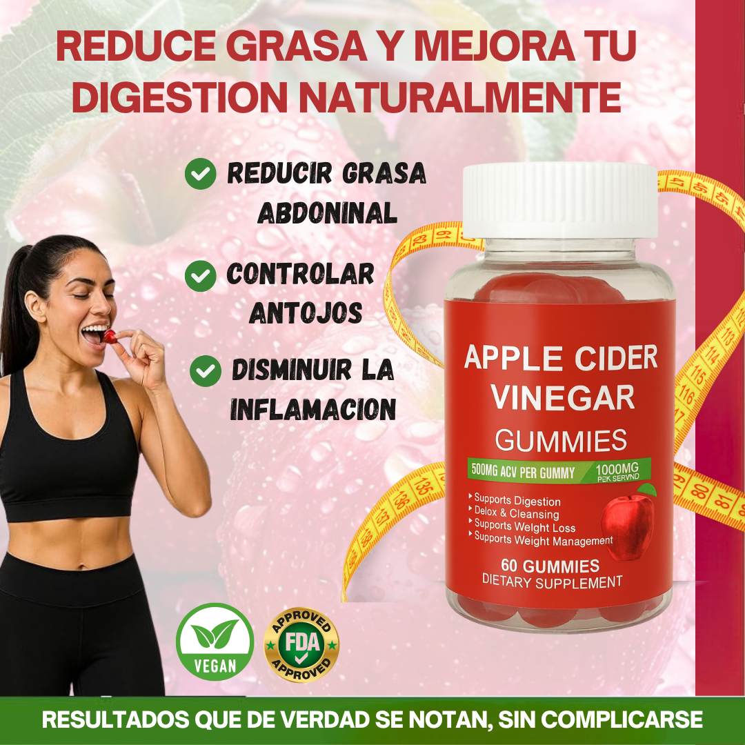 🍏🎄 Gominolas KETO/DETOX – Barriga Plana y Elimina Picoteo... 60unds