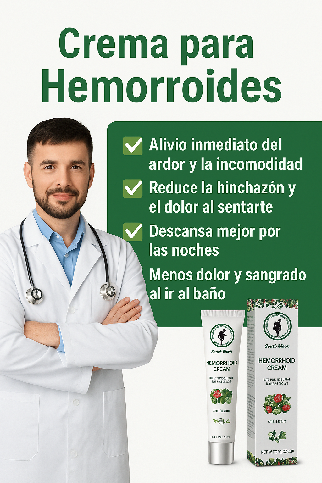 👩👨🌿 Crema Natural para el Alivio de las Hemorroides