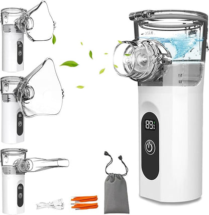 Nebulizador portátil recargable para niños y adultos