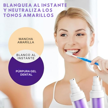 🎃 Dentífrico blanqueador Morado v34
