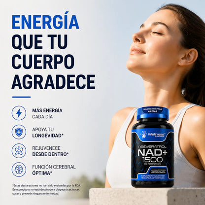 NAD+ = Energía & Juventud Celular™