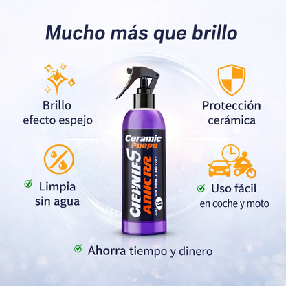 Spray CeramicShine Pro profesional 3 en 1 / Para autos y motos
