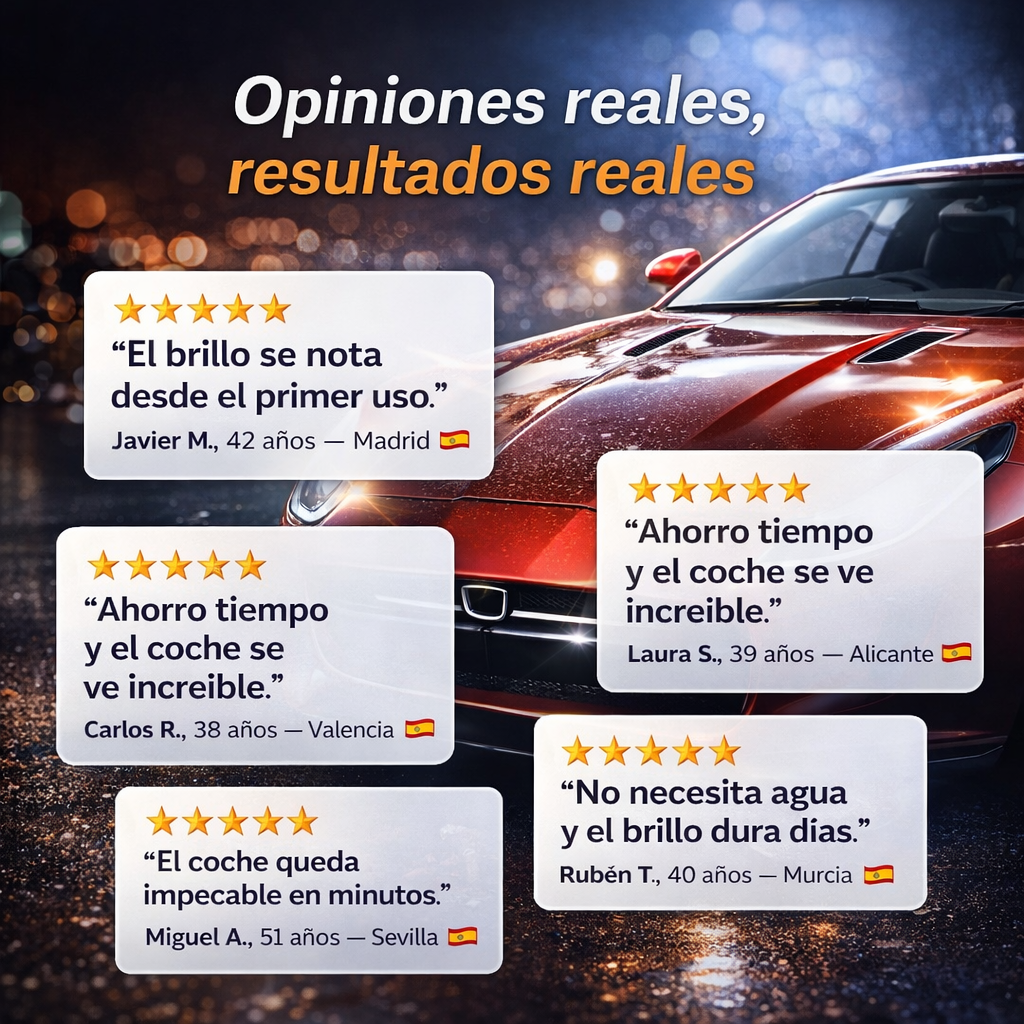 Spray CeramicShine Pro profesional 3 en 1 / Para autos y motos