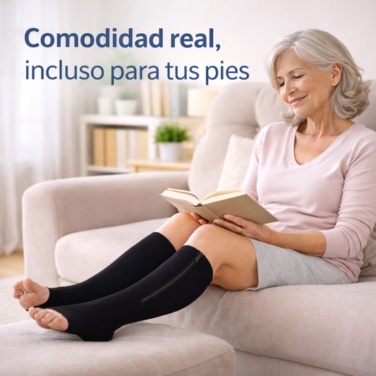 Adiós Piernas Cansadas™ – Calcetines de Compresión Fácil Uso (2 uds)