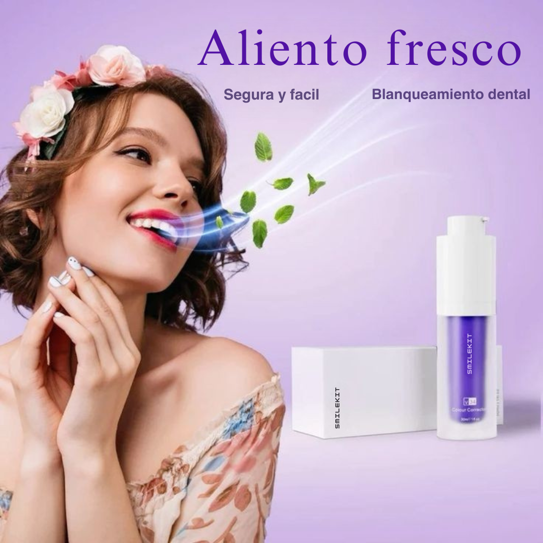 🎃 Dentífrico blanqueador Morado v34