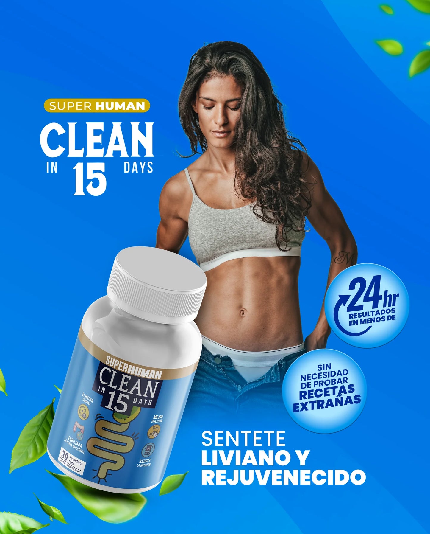 LIMPIEZA COMPLETA ESTOMACAL EN 15 DÍAS DETOX CLEAN15™