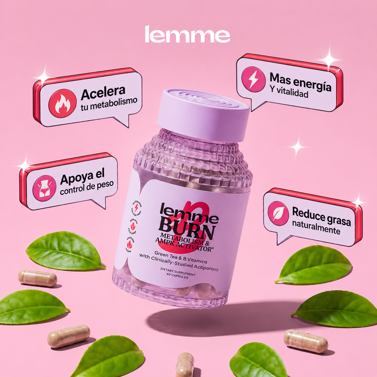 Lemme Burn® – Suplemento para acelerar el metabolismo y quema de grasa abdominal!!!