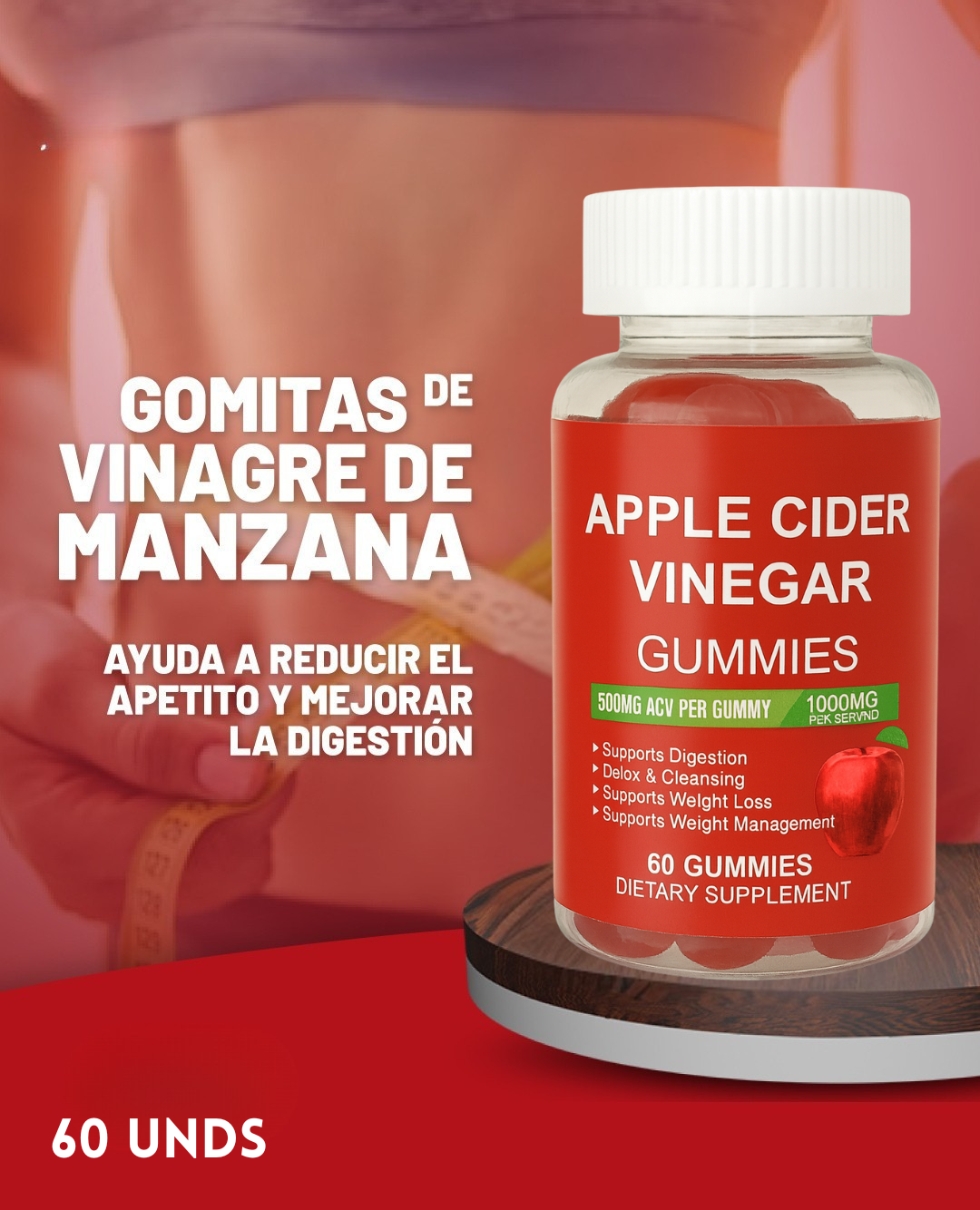 🍏🎄 Gominolas KETO/DETOX – Barriga Plana y Elimina Picoteo... 60UNDS