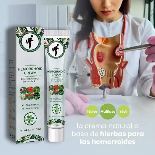 👩👨🌿 Crema Natural para el Alivio de las Hemorroides